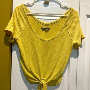 Abercrombie gold top